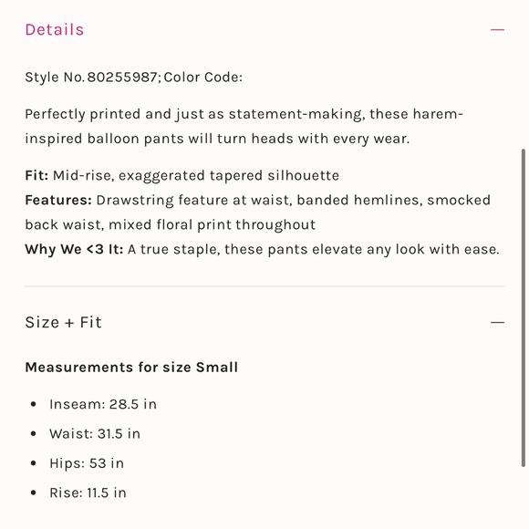 NWOT Free People After Glow Balloon pants - Picture 6 of 7